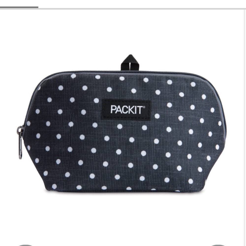 PackIt Polka Dot Freezable On-The-Go Snack Bag